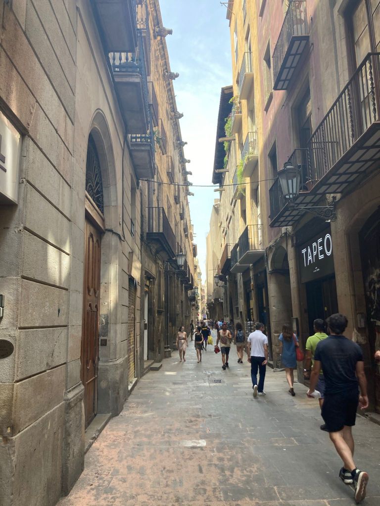 Carmen Laforet en Barcelona